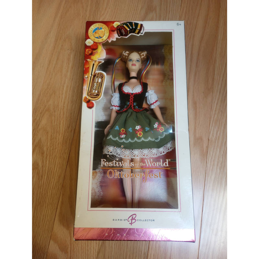 NRFB Barbie Festivals of the World Oktoberfest 2006 - Pink Label Collector